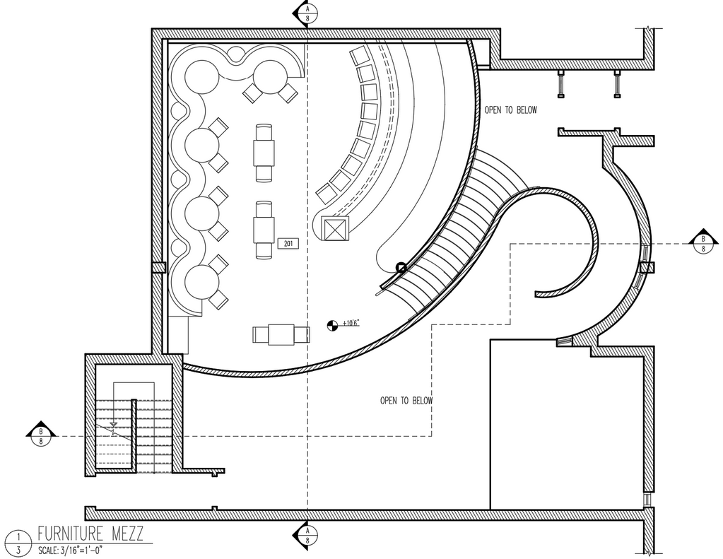 Izakaya Rouge — Mezzanine Floor Plan