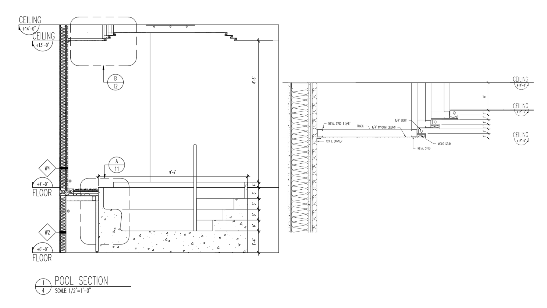 Luna Wellness Spa — Pool Section Detail